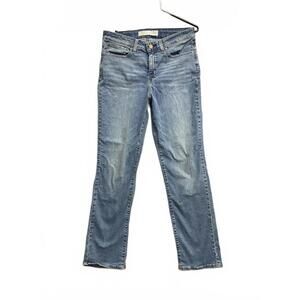 Vtg Levi Strauss Signature Women's Straight Leg Blue Jeans size W30x32 Stretchy